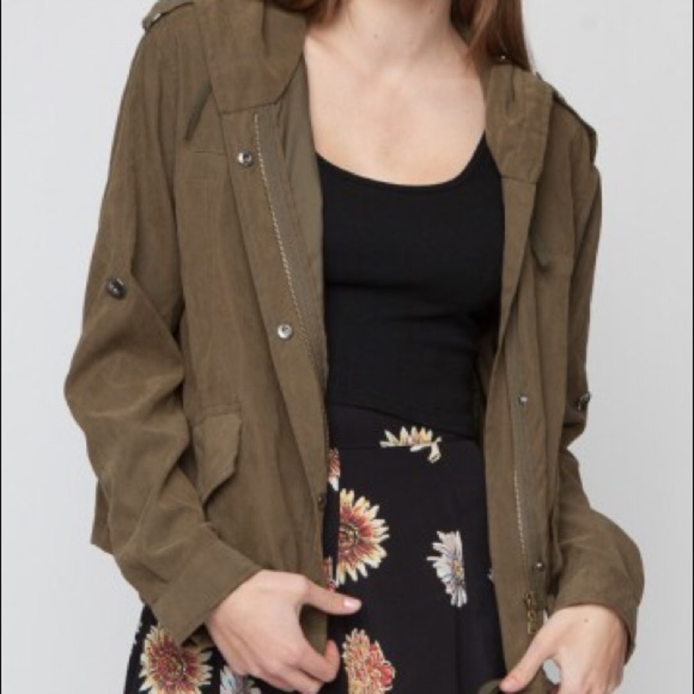 Brandy Melville olive Green Jacket